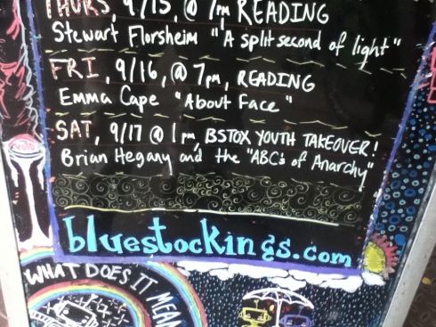 Brian Heagney presents the first "Youth Takeover" at Bluestockings